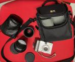 Canon PowerShot A80 CCD + 2 objectifs + sacs, Canon, 4 Mégapixel, Enlèvement, Utilisé