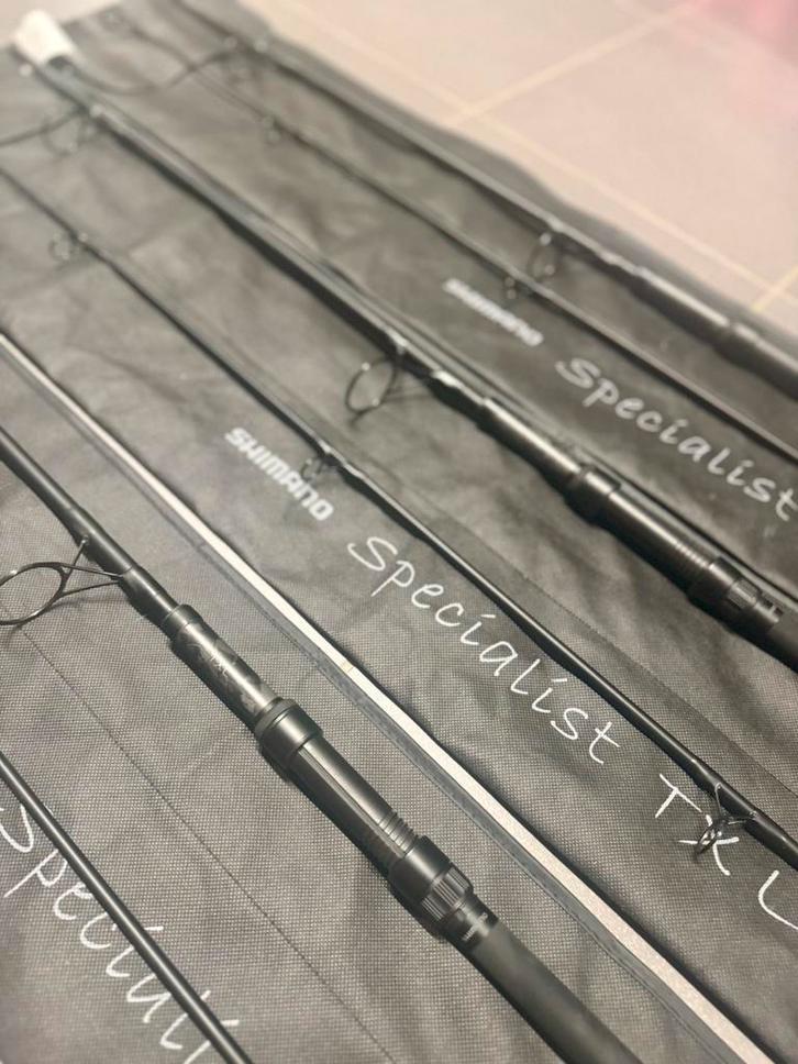 3x Shimano Specialist TxLite 10ft3lb *nieuw uitschuif model*, Watersport en Boten, Hengelsport | Karpervissen, Nieuw, Ophalen of Verzenden