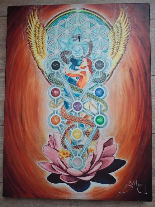 Sacred Union - Atman Vision, Huis en Inrichting, Woonaccessoires | Schilderijen, Tekeningen en Foto's, Gebruikt, Print, Ophalen of Verzenden