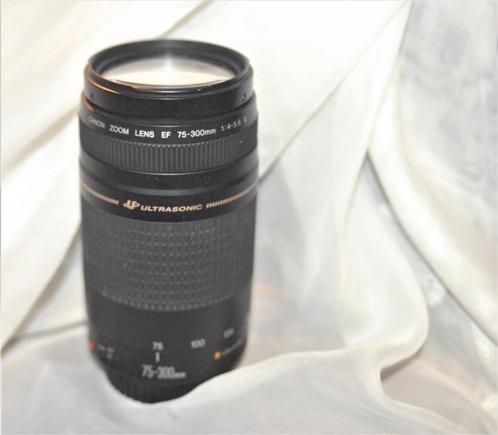 Canon EF 75-300mm voor digitale en filmcamera's van Canon: L, Audio, Tv en Foto, Fotocamera's Analoog, Gebruikt, Spiegelreflex