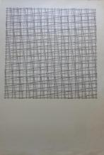 ROGER VAN BULCK / GEOMETRISCH ABSTRACT / ORIGINEEL / 90x63cm, Antiek en Kunst, Ophalen of Verzenden