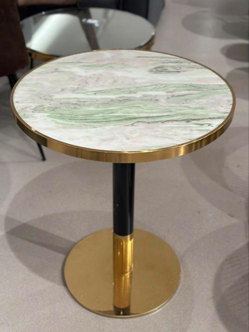 Ronde glazen marmeren tafels horeca 65, 100, 150 cm diameter, Zakelijke goederen, Horeca | Meubilair en Inrichting, Ophalen of Verzenden