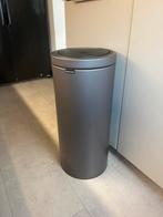 Brabantia touch bin 30l, 30 à 40 litres, Inox, Enlèvement ou Envoi, 50 à 75 cm