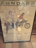 Affiche originale de Zundapp, Vélos & Vélomoteurs, Pièces de cyclomoteur | Zundapp, Utilisé, Enlèvement ou Envoi