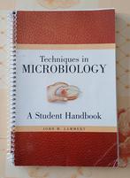 Jhon M. Lammert - Techniques in microbiology, Boeken, Ophalen of Verzenden, Gelezen, Engels