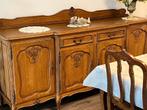 dressoir in eik, vitrine kast tafel met 6.stoel en ladenkast, Antiek en Kunst, Antiek | Meubels | Kasten, Ophalen
