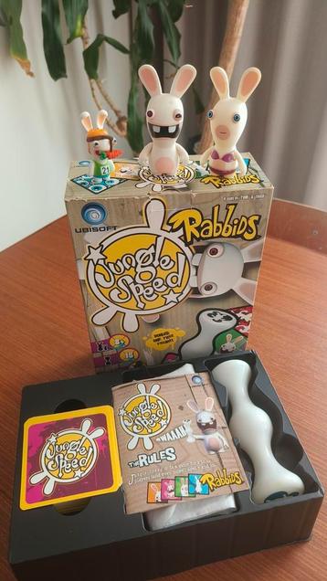 Jungle Speed, édition spéciale Raving Rabbids +3 figurines, Enlèvement ou Envoi, Utilisé