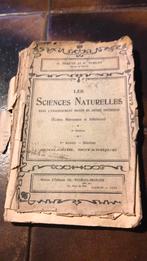 Ancien livre Les sciences Naturelles, Ophalen of Verzenden