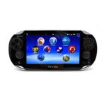 PlayStation PS Vita Wi-Fi-console (OLED) + kaart van 64 GB, Games en Spelcomputers, Zwart, Sony, Ophalen of Verzenden, Zo goed als nieuw