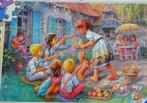 Tiny collectible 1995: Picknick in de tuin. 300 stukjes, Ophalen of Verzenden, Meer dan 50 stukjes, Gebruikt, 6 jaar of ouder