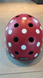 Melon fietshelm (dotty white red), Enlèvement, Comme neuf, M