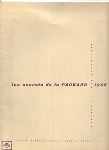 PACKARD 1955 document beschikbaar voor biedingen
