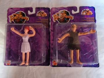 The flintstones 1994 lot de deux figurines Mattel, Enlèvement ou Envoi, Comme neuf