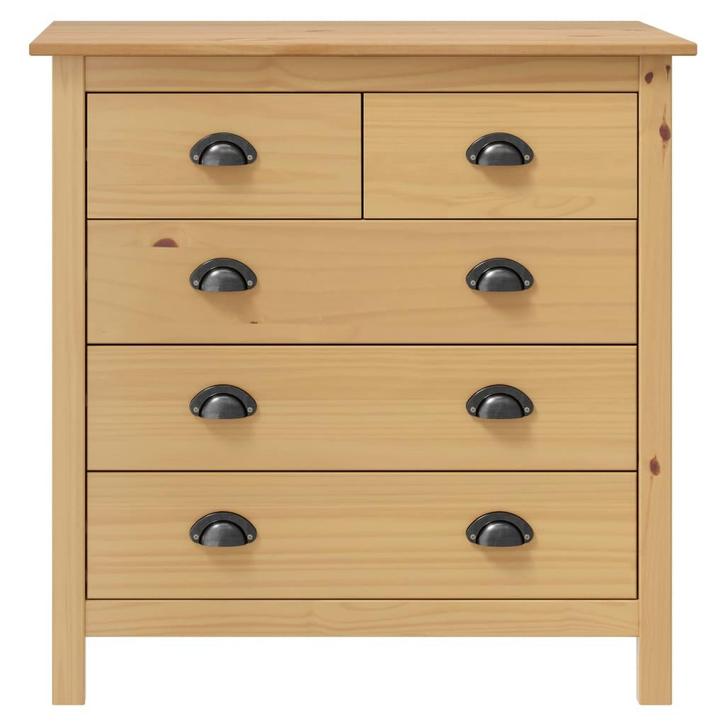 Dressoir Hill 79x40x80 cm massief grenenhout, Huis en Inrichting, Zitzakken, Nieuw, Verzenden