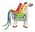 Houten rijgspel pony Hape speelgoed, Kinderen en Baby's, Ophalen of Verzenden, Nieuw, Overige typen