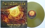 Sinbreed Master creator 2016 limited gold vinyl, Cd's en Dvd's, Vinyl | Hardrock en Metal, Zo goed als nieuw, Ophalen