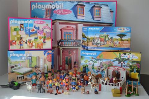 Playmobil dollhouse met 32 ventjes en 8 sets, Kinderen en Baby's, Speelgoed | Playmobil, Zo goed als nieuw, Ophalen of Verzenden