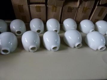 vintage old stock lampenschermen opaal mid century stukprijs beschikbaar voor biedingen
