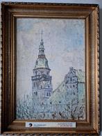 KOOPJE Schilderij Kasteel Kronborg door Leo Houlberg 1980, Antiek en Kunst, Ophalen