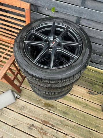 4 zwarte velgen — 16 inch — Fiat/Alfa/Lancia beschikbaar voor biedingen