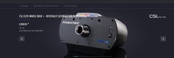 "Fnatec CSL Elite" wheel base officially licensed for PS4/5  beschikbaar voor biedingen