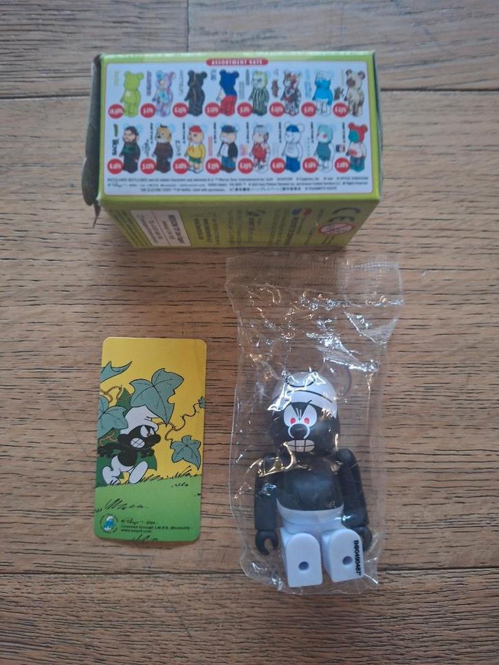 Smurf Black Medicom Be@rbrick series 49! Zeldzaam!, Verzamelen, Smurfen, Nieuw, Ophalen of Verzenden