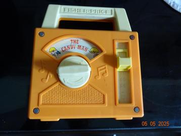 Fisher Price radio "The candy man"*VINTAGE*1978* beschikbaar voor biedingen