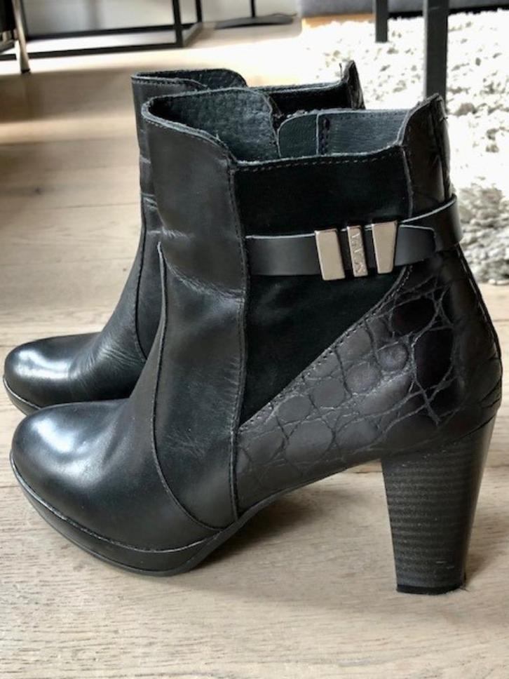 Enkellaarsjes Scapa - maat 38, Kleding | Dames, Schoenen, Zo goed als nieuw, Lage of Enkellaarzen, Zwart, Ophalen of Verzenden