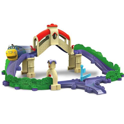 Chuggington Tunnel Bridge Adventure + Chuggington treintjes, Enfants & Bébés, Jouets | Véhicules en jouets, Enlèvement ou Envoi