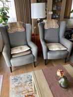 Bergère stoelen te koop, individueel of per twee, Ophalen, Gebruikt, Eenpersoons, Stof