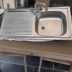 Spoelbak met kraan, Huis en Inrichting, Keuken | Keukenelementen, Ophalen, Gebruikt, 25 tot 50 cm, 50 tot 100 cm