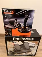 T-16000M FCS Hotas + CH Pro Pedals, Ophalen, Zo goed als nieuw
