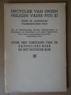 Encycliek Pius XI over katholieke kerk Duitsche rijk 1937, Boeken, Ophalen of Verzenden, Christendom | Katholiek, Zo goed als nieuw