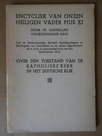 Encycliek Pius XI over katholieke kerk Duitsche rijk 1937, Christendom | Katholiek, Zo goed als nieuw, Paus Pius XI, Ophalen of Verzenden
