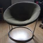 fauteuil avec pied métallique, Maison & Meubles, Vintage, Enlèvement, Utilisé, Autres matériaux