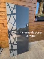 Panneau de porte d'entrée en verre neuve gris anthracite, Neuf, 160 cm ou plus, Enlèvement, Moins de 80 cm