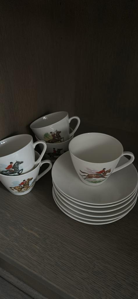 koffieservies, Huis en Inrichting, Keuken | Servies, Zo goed als nieuw, Kop(pen) en/of Schotel(s), Overige stijlen, Ophalen