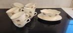 Koffietassen zonder ondertas en sauskommetje, Antiek en Kunst, Ophalen