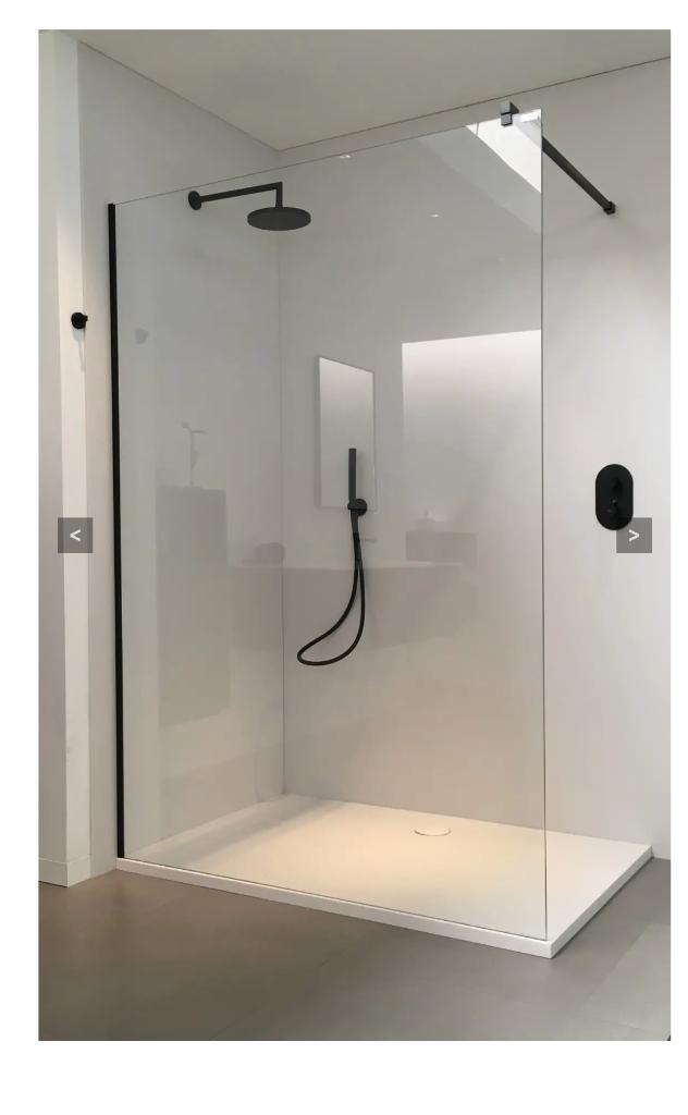 Glazen douchewand NIEUW, Doe-het-zelf en Bouw, Sanitair, Nieuw, Douche, Inox, Ophalen