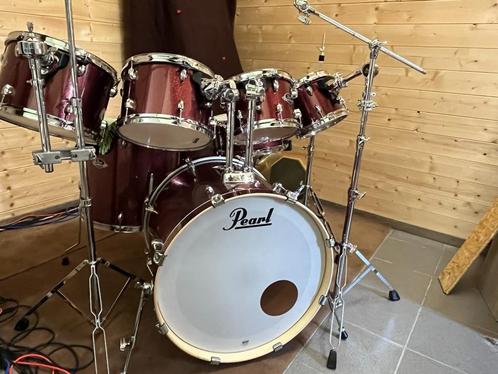 Pearl Export drumset compleet zonder bekkens, Muziek en Instrumenten, Drumstellen en Slagwerk, Pearl, Ophalen of Verzenden