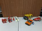 Playmobil racewagen met acc., auto met raceboot en bus., Los Playmobil, Gebruikt, Ophalen