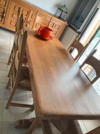 Eetplaats massief eik, Ophalen, Gebruikt, 4 tot 6 stoelen