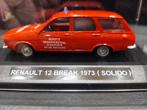 BRANDWEER auto - RENAULT 12 BREAK, Hobby en Vrije tijd, Modelauto's | 1:43, Ophalen of Verzenden, Zo goed als nieuw, Auto