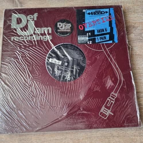 Maxi 12" Ace Hood Feat. Akon & T-Pain – Overtime, Cd's en Dvd's, Vinyl Singles, Gebruikt, Maxi-single, Hiphop en Rap, 12 inch