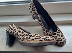 Gabor Pumps met luipaardprint mt 6,5 (40) G-wijdte, Enlèvement ou Envoi, Comme neuf, Brun, Gabor