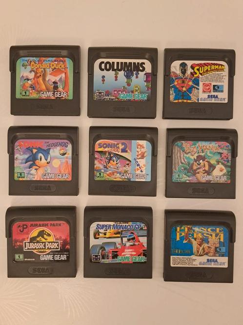 Verschillende Sega-games voor game-uitrusting. Verkoop per e, Games en Spelcomputers, Games | Sega, Zo goed als nieuw, Game Gear
