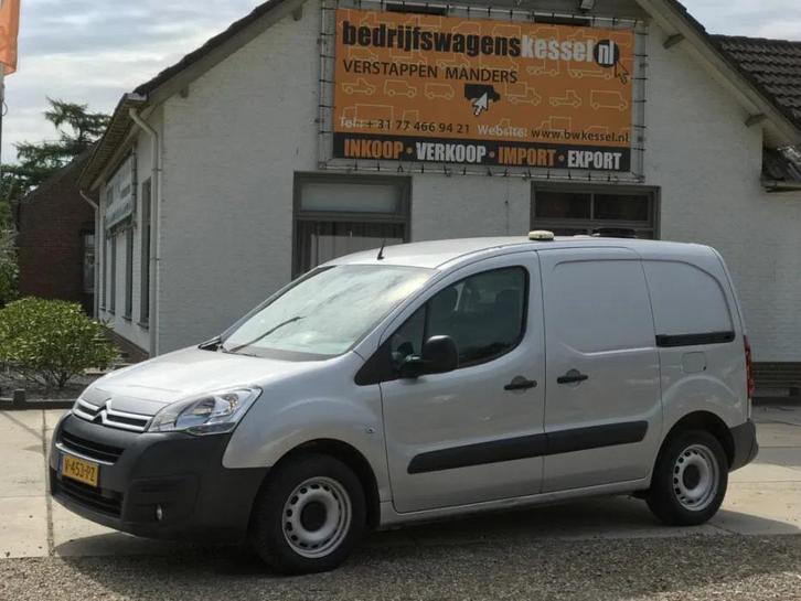 Citroën Berlingo 1.6 BlueHDI Euro 6 Automaat Trekh., Auto's, Bestelwagens en Lichte vracht, Bedrijf, Te koop, ABS, Airconditioning