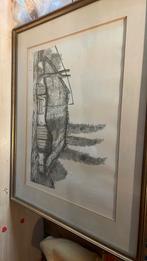 Pentekening, Antiek en Kunst, Kunst | Tekeningen en Fotografie, Ophalen