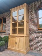 Eiken buffetkast/vitrinekast GRATIS LEVERING, Ophalen of Verzenden, Zo goed als nieuw
