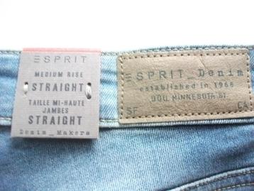 2 nouveaux jeans Esprit femmes W 26 x L 30 -1 gris et 1 bleu